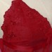 Red Sexy Transparent Lace Cardigan Ladies Lingerie Baby Dolls Dress