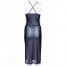 Women Sexy Deep V Transparent shoulder-strapped Sleepwear Robes