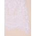 Sexy White Lace Crochet Deep V Women Ball Gown Cocktail Party Maxi Dress