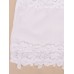 Sexy Women Summer Sleeveless Lace Crochet Stitching Mini Dress