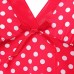 Women Polka Dot Sexy Adjustable Strap Sleepwear Sets With Panties Nightdress