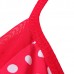 Women Polka Dot Sexy Adjustable Strap Sleepwear Sets With Panties Nightdress