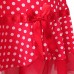 Women Polka Dot Sexy Adjustable Strap Sleepwear Sets With Panties Nightdress