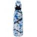 Women Chiffon V-Neck Spaghetti Strap Backless Floral Printed Maxi Dress