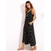 Sexy Women Sleeveless Halter V-Neck Printed Boho Beach Maxi Dresses