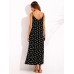 Sexy Women Sleeveless Halter V-Neck Printed Boho Beach Maxi Dresses