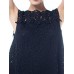 Women Lace Crochet Solid Color Sleeveless Casual MIni Dresses