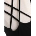 Women Black Sexy Sleeveless Spaghetti Strap Backless Maxi Dresses