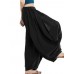 Casual Women Elastic Waist Loose Harem Long Pants