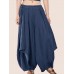 Casual Women Elastic Waist Loose Harem Long Pants