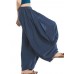 Casual Women Elastic Waist Loose Harem Long Pants