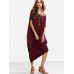 Sexy Women Off Shoulder Loose Casual Maxi Dress