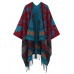 Bohemian Floral Pattern Tassel Reversible Shawl Wrap