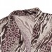 Women Comfy Long Sleepwear Sexy Leopard Loose Ladies Sleep Gown