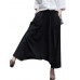 M-5XL Women Pure Color High Elastic Baggy Harem Pants