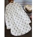 Mori Girl Rabbit Printed Long Sleeve Pocket Blouse