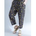 Women Printed Loose High Waist Harem Pants