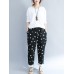 Women Printed Loose High Waist Harem Pants