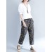 Women Printed Loose High Waist Harem Pants