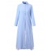 Gracila 2pcs Suit Women Vintage Stand Collar Solid Button Cardigan and Sleeveless Dress