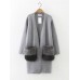 Casual Women Long Sleeve Faux Fur Pocket Open Front Cardigan