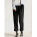 Women Casual Stripe Elastic Waist Long Pants