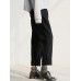 Women Casual Stripe Elastic Waist Long Pants