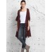 Women Casual Buttons Down V-neck Split Cardigans Shirt