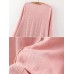 Vintage Women Solid Color Chinese Style Linen Cotton Cardigans