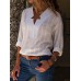 Women Long Sleeve V Neck Casual Loose Blouse