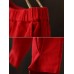 Vintage Women Cotton Linen Trousers Pants with Pocket