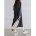 Casual Women Long Sleeve Solid Color Mid-long Cardigans