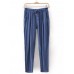 Women Casual Elastic Drawstring Waist Pants