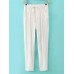 Women Casual Elastic Drawstring Waist Pants