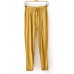 Women Casual Elastic Drawstring Waist Pants