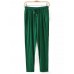 Women Casual Elastic Drawstring Waist Pants