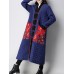 Vintage Women Cotton Folk Style Patchwork Long Sleeve Cardigans