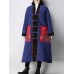 Vintage Women Cotton Folk Style Patchwork Long Sleeve Cardigans