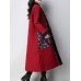 Vintage Women Cotton Folk Style Patchwork Long Sleeve Cardigans