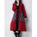 Vintage Women Cotton Folk Style Patchwork Long Sleeve Cardigans