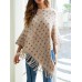 Casual Women Loose Irregular Hem Jumpers Cardigans