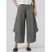 Women Casual Elastic Waist Loose Pants Wide Leg Trousers