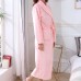 Warm Winter Longer Sleeve Thicken Women Robes Nightgown