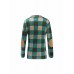 Casual Women Plaid Patchwork Long Sleeve Cardigans