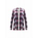 Casual Women Plaid Patchwork Long Sleeve Cardigans