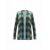 Casual Women Plaid Patchwork Long Sleeve Cardigans