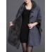 Elegant Women Cloak Shawl Hooded Crew Neck Cardigan Coats